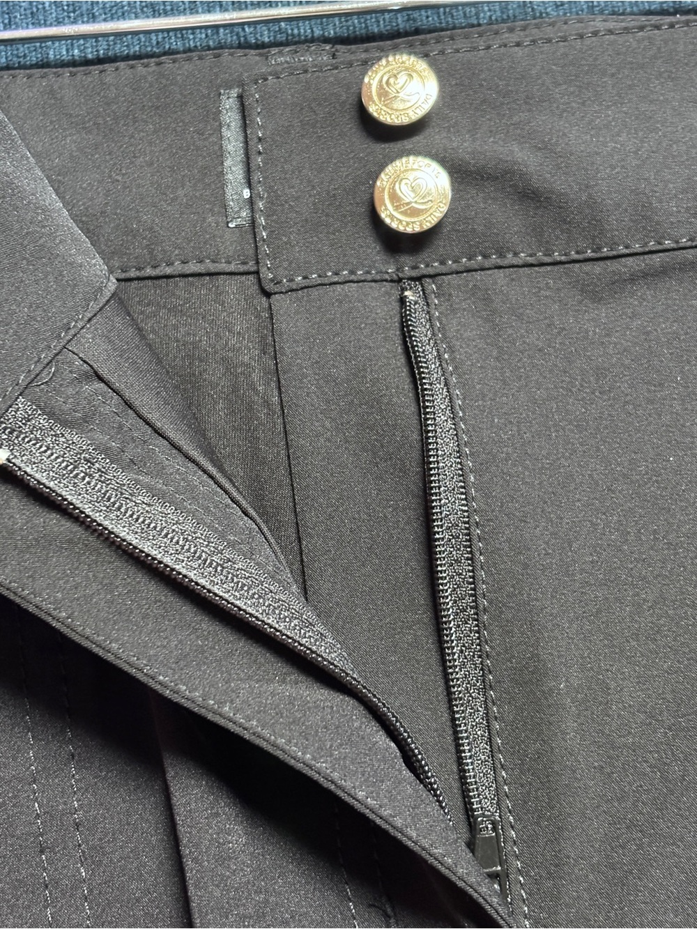Daily Sports Born in Sweden Black Miracle Skort with Gold zipper/ buttons. - Picture 11 of 16